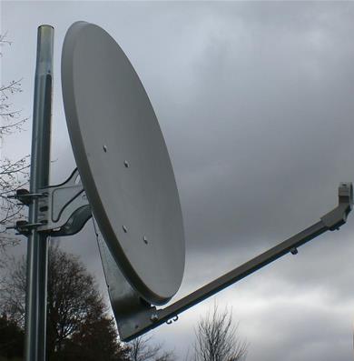 Parabole alu 55cm AL55LX avec LNB TWIN HDG2