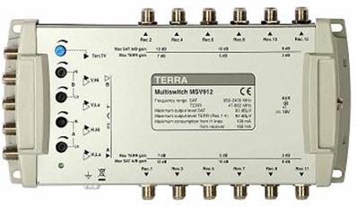 Multiswitch 9/12 pour cascades MSV912 TERRA