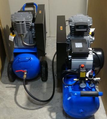 Compresseur 230V  couplés 2 X C-350-EXC, soit  6CV 100L 9 Bars en MONOPHASE