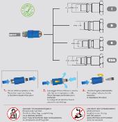 SERIE BLACK PRO : RACCORD RAPIDE FEMELLE A VISSER 3/8