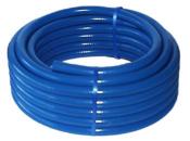 Tuyau PVC renforcé souple bleu . Eclatement 54 bars 