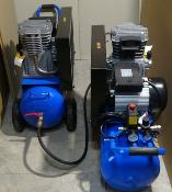 Compresseur 230V  couplés 2 X C-350-EXC, soit  6CV 100L 9 Bars en MONOPHASE
