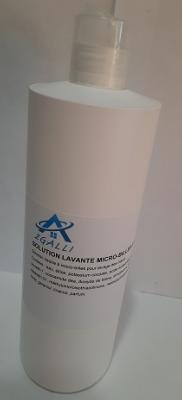 Solution lavante pour main à micro-billes