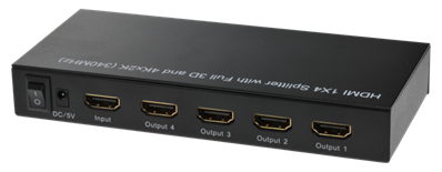 DISTRIBUTEUR HDMI 1 ENTREE 4 SORTIES