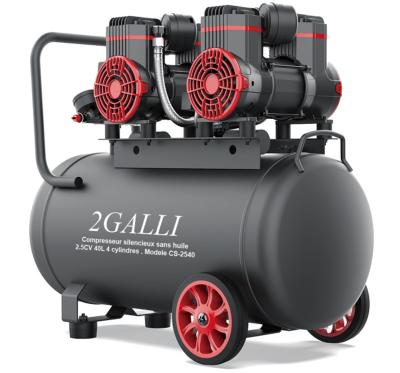 Compresseur faible bruit 230V monophasé CS2540 2.5CV 40L 4 cylindres