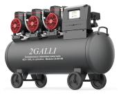 Compresseur faible bruit 230V monophasé CS60100 6 CV 100L 6 cylindres