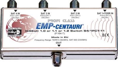 Commutateur DISEqC S4/1PCT-11 (P164T) EMP CENTAURI