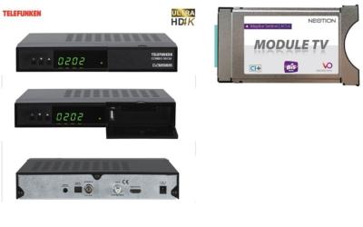 Récepteur 4K Combo TELEFUNKEN S9130 avec module
