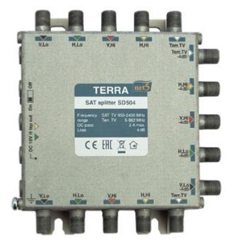 Répartiteur 2 voies SD504 TERRA ELECTRONICS