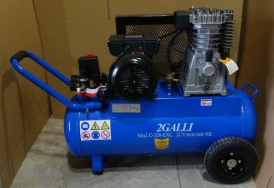 KIT Compresseur 230V à courroie C-350-EXC 3CV 50L 9 Bars avec filtre tuyaux et raccords