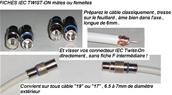 FICHE IEC TWIST-ON FEMELLE PAR 50