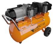 Compresseur 230V monophasé C660/100 6CV 90L GENTILIN