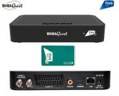 Récepteur TIVUSAT DIGIQUEST Q30 avec carte activée et fonction PVR
