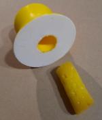 Cale à poncer semi-rigide ronde 3" pour ponçage manuel à l'eau 