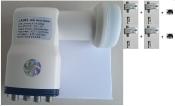 LNB QUAD HDG2-QDNM + atténuateurs