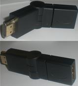 Adaptateur HDMI orientable mâle/femelle