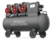Compresseur faible bruit 230V monophasé CS60100 6 CV 100L 6 cylindres